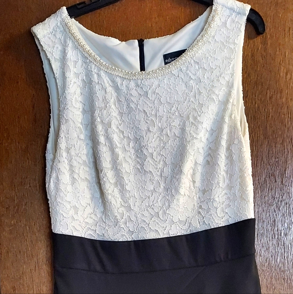 Black and white dress